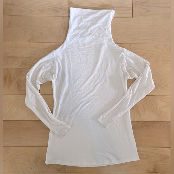 Mimi Maxi turtleneck top / size XS / white - Picture 1 of 2